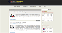 Desktop Screenshot of cutthespread.com